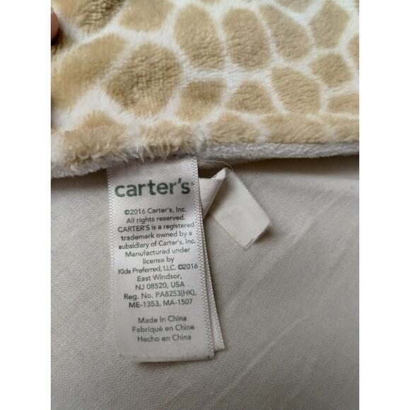 Carters Baby Giraffe Lovey Plush Security Blanket - Lovie - Picture 7 of 8